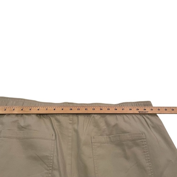 Old Navy High Rise Pulla Utility Pants Pull On Stretch Beige Pants-Size 2X NWT - Picture 9 of 14